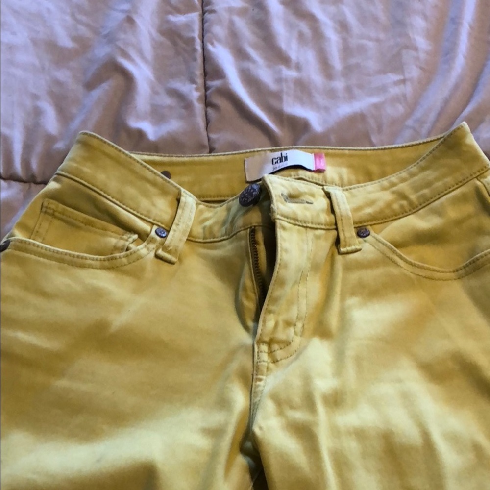 Yellow jeans